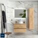 Mueble Baño NABUA 4caj. Lavabo posar 2 pozas 80 Mueble Baño NABUA 4caj. Lavabo posar 2 pozas 80 Roble