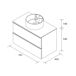 Mueble Baño NABUA 4caj. Lavabo posar 2 pozas 80 Mueble Baño NABUA 4caj. Lavabo posar 2 pozas 80 Roble