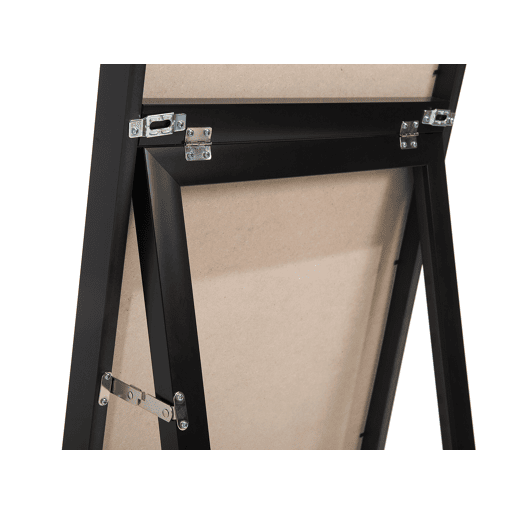 Espelho de pé TORCY 140 cm Preto Espelho de pé TORCY 140 cm Preto
