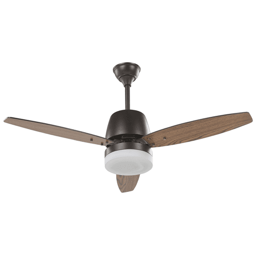 Ventilador de teto com luz MLAVA Com comando remoto Castanho Ventilador de teto com luz MLAVA Com comando remoto Castanho