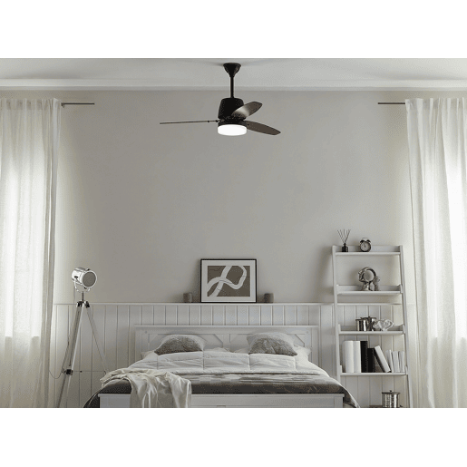 Ventilador de teto com luz MLAVA Com comando remoto Castanho Ventilador de teto com luz MLAVA Com comando remoto Castanho