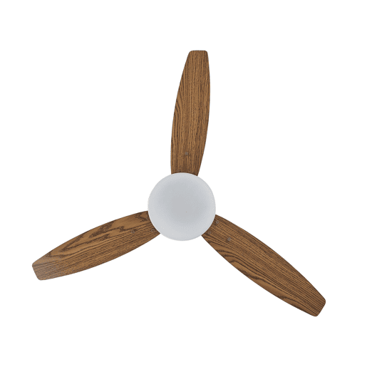 Ventilador de teto com luz MLAVA Com comando remoto Castanho Ventilador de teto com luz MLAVA Com comando remoto Castanho