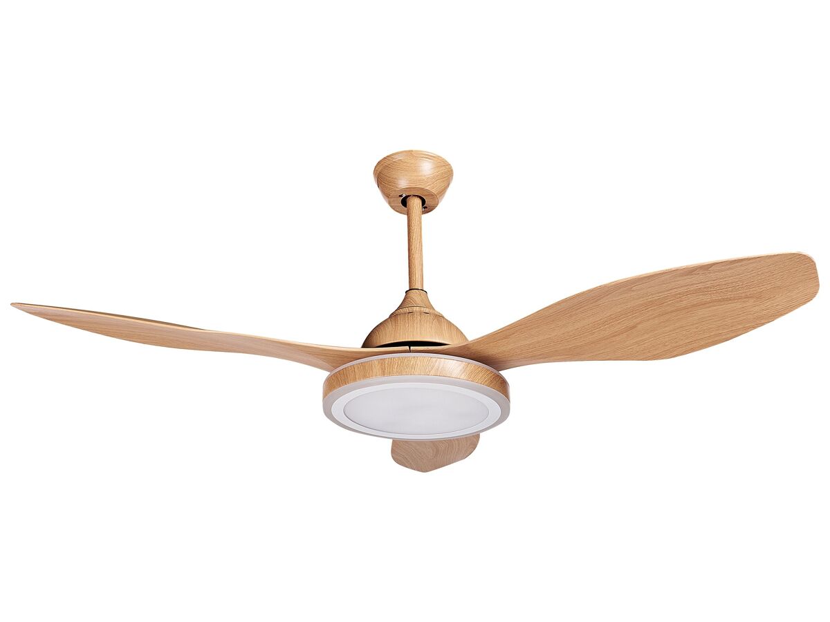 Beliani Lámpara de techo con ventilador MUDDY
