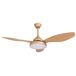 Beliani Lámpara de techo con ventilador MUDDY Beliani Lámpara de techo con ventilador MUDDY Marrón