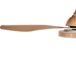 Beliani Lámpara de techo con ventilador MUDDY Beliani Lámpara de techo con ventilador MUDDY Marrón