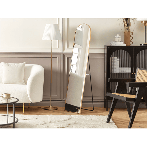 Espelho de pé BAGNOLET 150 cm Metal Dourado