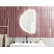 Beliani Espejo de baño BEZONS Beliani Espejo de baño BEZONS Gris