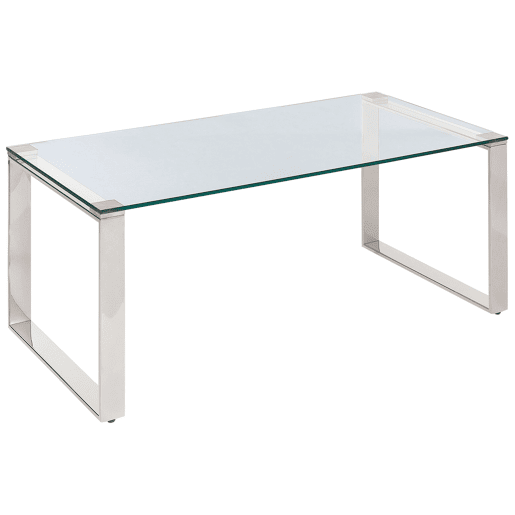 Mesa de centro TILON Vidro de segurança (temperado) Prateado