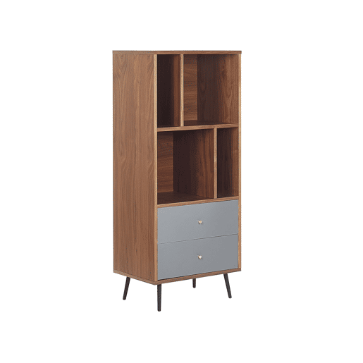 Estante RICHMOND 139 cm Nogueira escura