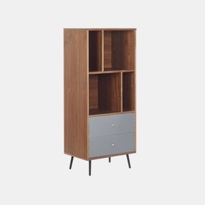 Estante RICHMOND 139 cm Nogueira escura