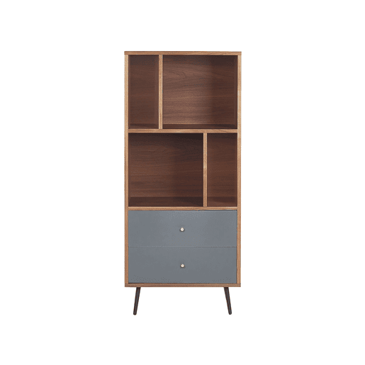 Estante RICHMOND 139 cm Nogueira escura