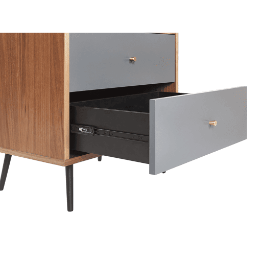 Estante RICHMOND 139 cm Nogueira escura