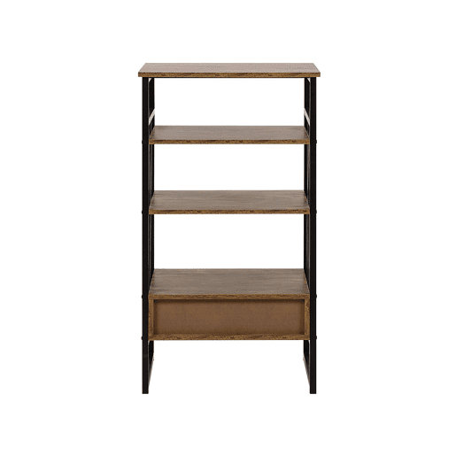 Estante com 3 prateleiras KEENE 101 cm Castanho escuro