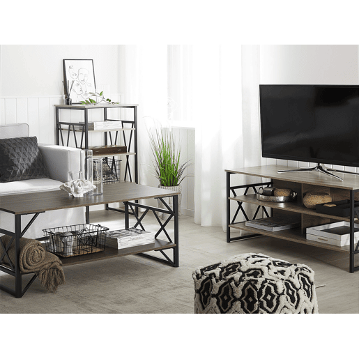 Estante com 3 prateleiras KEENE 101 cm Taupe