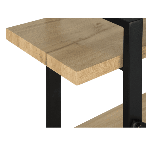 Estante com 3 prateleiras TIMBER 111 cm Castanho claro