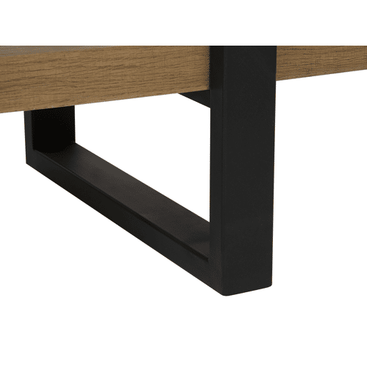 Estante com 3 prateleiras TIMBER 111 cm Castanho escuro