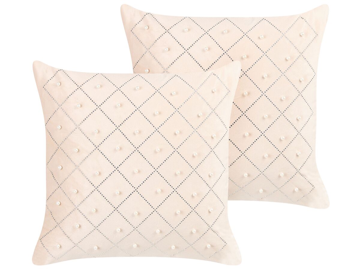 Beliani Cojín decorativo YARROW 45x45