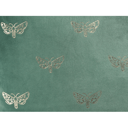 Conjunto de 2 almofadas decorativas YUZURI Veludo 45 x 45 cm Verde esmeralda Padrão animal