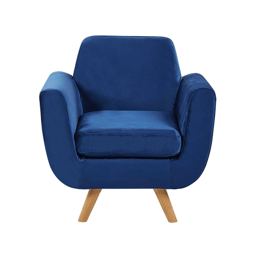 Revestimento da poltrona BERNES Veludo Azul marinho