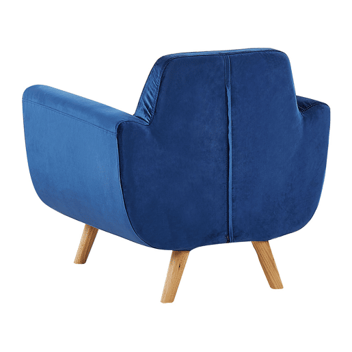 Revestimento da poltrona BERNES Veludo Azul marinho