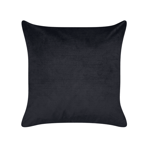 Conjunto de 2 almofadas decorativas YUZURI Veludo 45 x 45 cm Preto Padrão animal