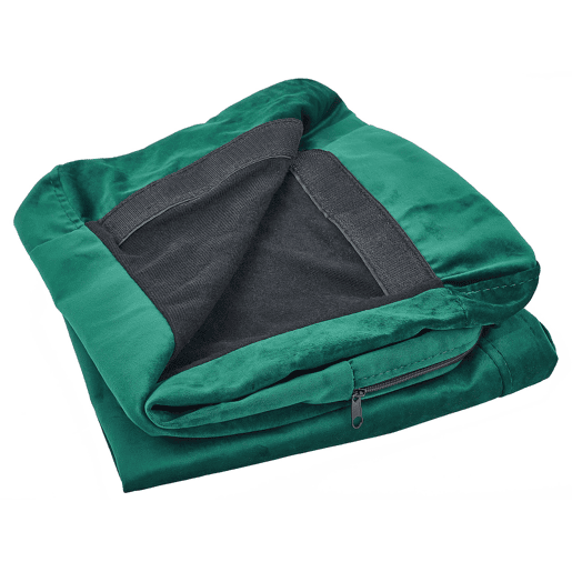 Capa de sofá de 2 lugares BERNES Veludo Verde Capa de sofá de 2 lugares BERNES Veludo Verde