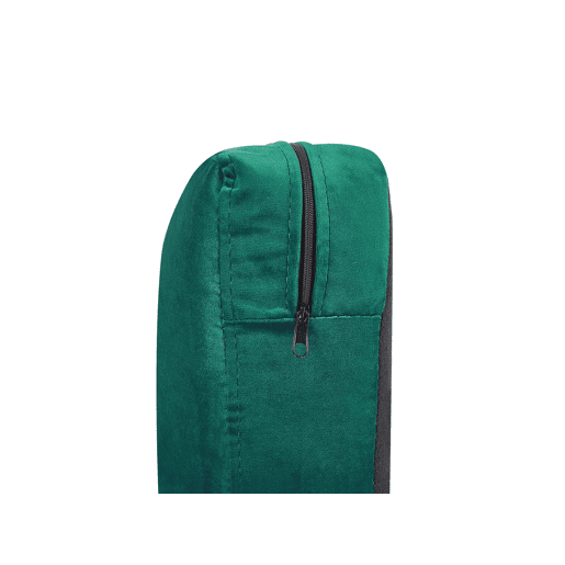 Capa de sofá de 2 lugares BERNES Veludo Verde Capa de sofá de 2 lugares BERNES Veludo Verde