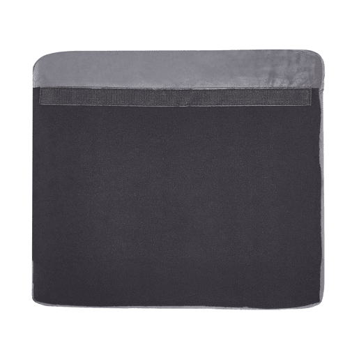 Capa de sofá de 2 lugares BERNES Veludo Cinzento Capa de sofá de 2 lugares BERNES Veludo Cinzento