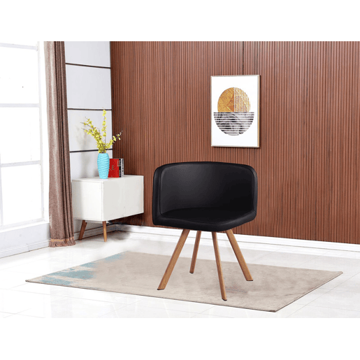 Mesa de vidro quadrada preta TEKA + 4 cadeiras de poli-couro 100x100CM Mesa de vidro quadrada preta TEKA + 4 cadeiras de poli-couro 100x100CM