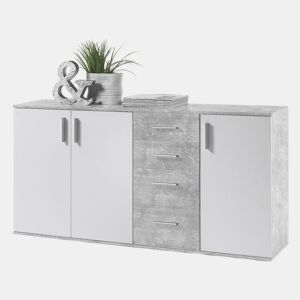 Baú Bobby Sideboard 160x82cm. 3 portas e 4 gavetas
