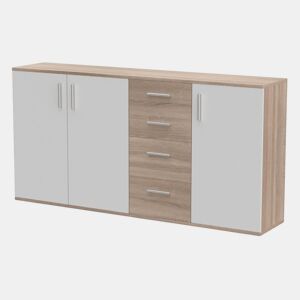 Baú Bobby Sideboard 160x82cm. 3 portas e 4 gavetas