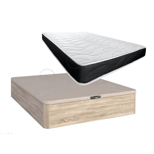 Cama Canapé Dobrável + Colchão Enrolado 150Cm