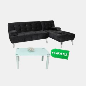 Oferta: Sofá-cama XS Chaise Longue + Mesa de Centro Grátis
