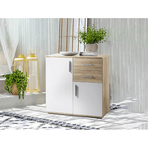 Aparador Bobby Dresser 80x82cm. 2 portas e 2 gavetas