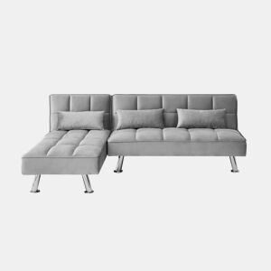 Sofá-Cama Chaise Longue Noelia XS 200cm Cinza