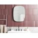 Beliani Espejo de baño BERGERAC Beliani Espejo de baño BERGERAC Gris