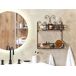 Beliani Estantería de baño MARAYES Beliani Estantería de baño MARAYES Negro