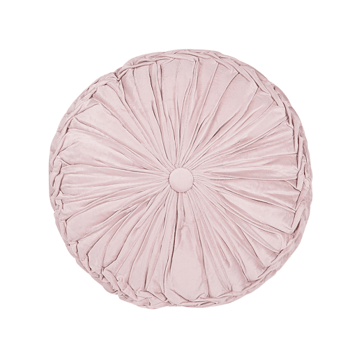Almofada decorativa UDALA 40 x 40 cm Rosa Sólido