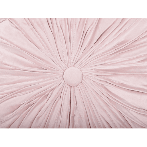 Almofada decorativa UDALA 40 x 40 cm Rosa Sólido