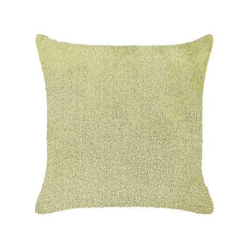 Conjunto de 2 almofadas decorativas PILEA Imitação de pele 45 x 45 cm Verde claro Sólido