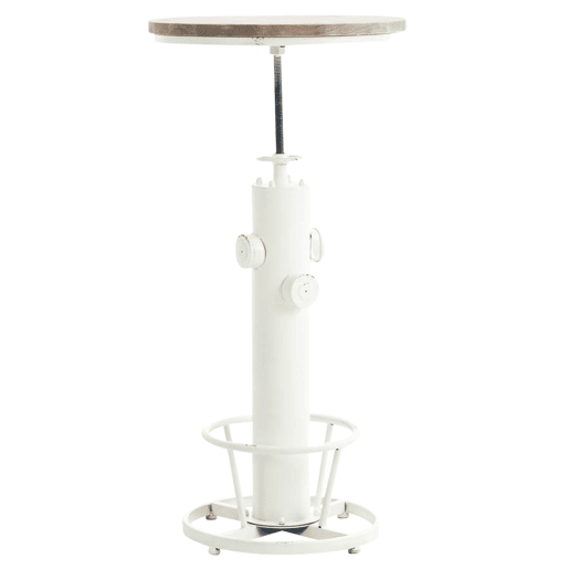 Mesa de bar Ruhr Metal Blanco antiguo Ø 54 cm