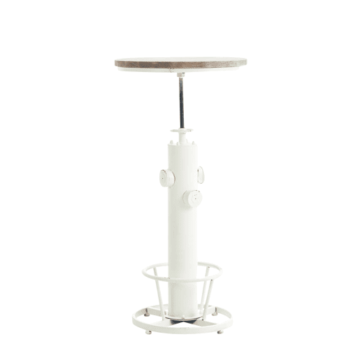 Mesa de bar Ruhr Metal Blanco antiguo Ø 54 cm