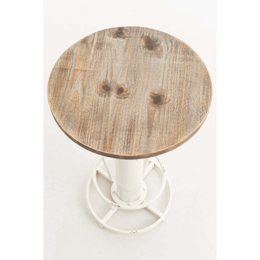 Mesa de bar Ruhr Metal Blanco antiguo Ø 54 cm