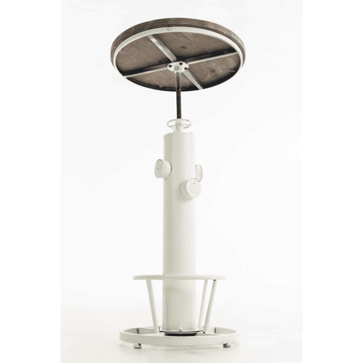 Mesa de bar Ruhr Metal Blanco antiguo Ø 54 cm