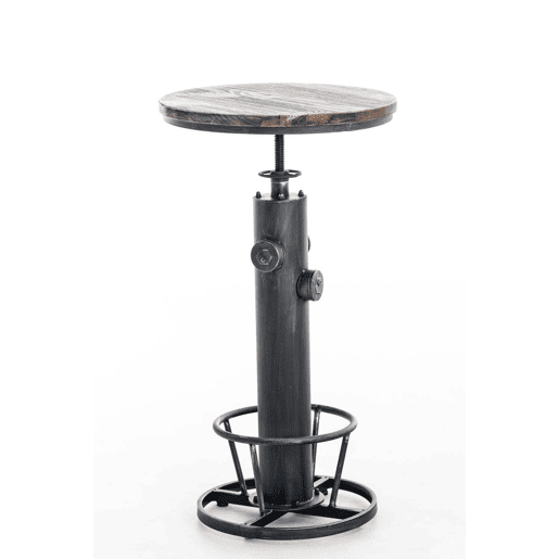 Mesa de bar Ruhr Metal Plateado antiguo Ø 54 cm