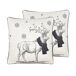 Beliani Cojín decorativo SVEN 45x45 Beliani Cojín decorativo SVEN 45x45 Blanco/ Negro