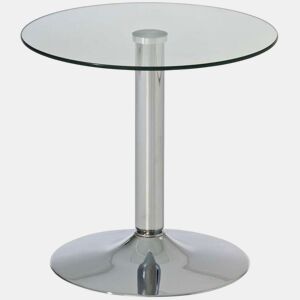 Mesa de centro Ikarus Vidrio Vidrio transparente Ø 50 cm