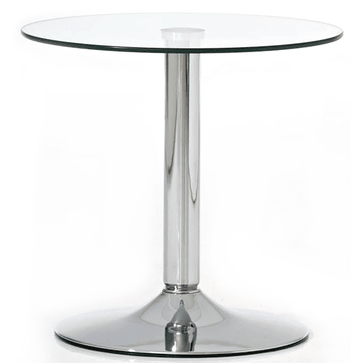 Mesa de centro Ikarus Vidrio Vidrio transparente Ø 50 cm Mesa de centro Ikarus Vidrio Vidrio transparente Ø 50 cm