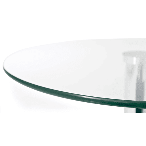 Mesa de centro Ikarus Vidrio Vidrio transparente Ø 50 cm Mesa de centro Ikarus Vidrio Vidrio transparente Ø 50 cm