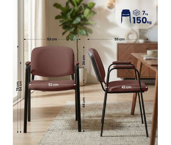 Silla de Visita - Ken Pro - Tela